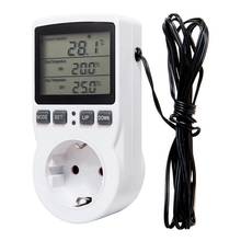 Digital Temperature Controller Socket 110V Wireless Thermostat Socket with Timer Switch EU/US/UK/AU/FR Plug Multifunctional Plug 2024 - buy cheap