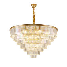 Gold Black led Modern Stainless Steel Crystal Round  LED Light.Pendant Lights.Pendant Lamp.Pendant light For Dinning Room Foyer 2024 - buy cheap