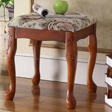 American All Solid Wood Dressing Stool, Piano Stool, Zither Stool, European Dressing Stool, Nail Stool 2024 - buy cheap