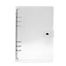 Funda de cuaderno de hojas sueltas, accesorio transparente e impermeable, de bolsillo, papelería, Bloc de notas de viaje, A5/a6/a7, 1 unidad, W0Q4 2024 - compra barato