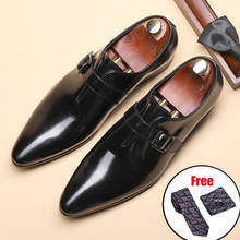 Phenkang mens formal shoes genuine leather oxford shoes for men black 2020 dress wedding business laces leather brogues shoes 2024 - buy cheap
