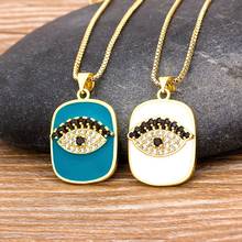 2020 New Design Fashion Charm Luck Turkey Evil Eye Pendant Necklaces For Women Men Gold Chain Choker Party Dance Jewelry Gift 2024 - buy cheap