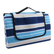 Outdoor Moistureproof Picnic Blanket Picnic Mat Camping Stripe Blanket Beach Waterproof Camping Equipment Mat 2024 - buy cheap