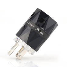 Viborg VM503R Transparent Rhodium Plated Pure Copper US AC Power Plug Connector for Audio DIY Power Cable 2024 - buy cheap