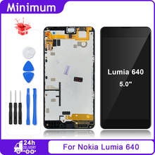 For Nokia Lumia 640 LTE 5.0" LCD Display Touch Screen Digitizer Assembly With Frame + Tools For Microsoft Lumia 640 N640 LCDs 2022 - buy cheap