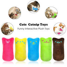 Cat Catnip Toy Funny Interactive Plush Cat Toys Claws Thumb Bite Soft Plush Cat Pillow Kitten Teeth Cleaning Playing Chewing 2024 - buy cheap