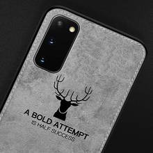 Funda de tela de ciervo A21s A31 A41 M31 para Samsung Galaxy M21 A51 A71 A11 M11 A01 M30S, funda de TPU suave a prueba de caídas 2024 - compra barato