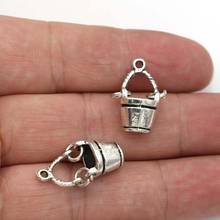 JAKONGO-abalorios de cubo chapados en plata antigua para fabricación de joyas, accesorios para pulseras, 20x10mm, 5 unids/lote 2024 - compra barato