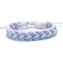 QiLuxy New Handmade Weave Rope Bracelets for Women Men  Fashion Simple Cute Friendship Lucky Bracelets & Bangle Jewelry Gifts 2024 - buy cheap