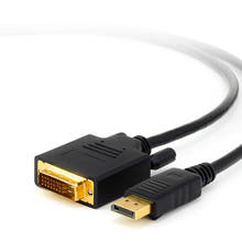 Premium Displayport to DVI cable 3M for HP Dell Lenovo PC laptop(gold-plated connector+copper conductor+foiling+AL braiding) 2024 - buy cheap