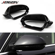 Gloss Black Side Wing Rear View Rearview Mirror Cover Case Caps For Audi A6 RS6 S6 C7 C7.5 4G 2011-2015 2016 2017 2018 2024 - buy cheap