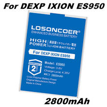Losoncoer 2800 mah es950 boa qualidade baterias de telefone inteligente para dexp ixion es950 bateria 2024 - compre barato