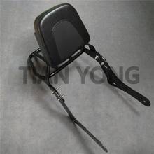 New Motorcycle Backrest Shelf Sissy Bar Rear Passenger Seat For Kawasaki Vulcan 650 S EN650 S650 2015 2016 2017 VN650 2024 - buy cheap