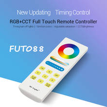 Mando a distancia FUT088 RGB + CCT, control remoto táctil completo de 2,4 GHz, Led inteligente, luces de apagado, temporizador CCT y brillo Miboxer 2024 - compra barato