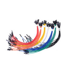 10 unids/lote 24AWG Cable de silicona suave 1pin hembra a hembra Cable de puente Dupont 20cm 2024 - compra barato