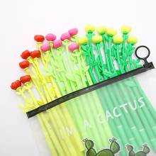 12Pcs/pack Cartoon Novelty Cute Flower Gel Pens Blue Ink Creative Stationery School Kawaii Office Supply Pencil Case Bag Thing 2024 - buy cheap