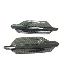 2Pcs Carbon Fiber Car Side Air Flow Fender Vent Grille Cover Trim Replacement for BMW M2 F87 2024 - buy cheap