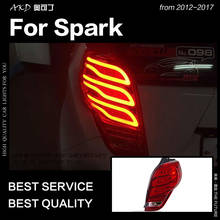 Автомобильный Стайлинг AKD для Chevrolet Spark, задние фонари 2012-2017, новый светодиодный задний фонарь, сигнал DRL, тормозной сигнал, задний фонарь, автомобильные аксессуары 2024 - купить недорого