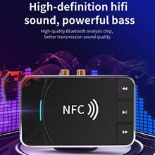 Nfc sem fio bluetooth 5.0 edr receptor aux 3.5mm rca jack usb adaptador de áudio estéreo alta fidelidade para kit carro alto-falante 2024 - compre barato