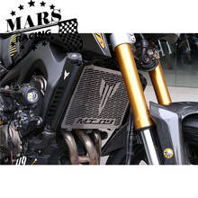 Нержавеющая сталь радиатор мотоцикла решетка защита крышка радиатора для Yamaha MT09 FZ09 2015 2016 2017 2018 2019 2020 2024 - купить недорого