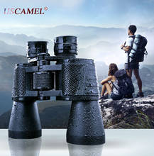 USCAMEL10x50 HD BAK4-prismáticos de caza, Zoom gran angular, óptica de alta potencia, profesional, impermeable, para acampar, visión nocturna 2024 - compra barato