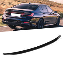 Glossy Black M Performance Style Trunk Lid Spoiler For BMW 7 Series G11/G12 LCI Sedan 2020+ 2024 - buy cheap