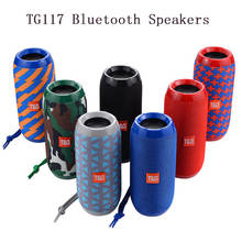 TG117 Portable Speaker Waterproof Bluetooth Speaker Outdoor Subwoofer Bass Wireless Speakers Mini Column Box Loudspeaker FM TF 2024 - buy cheap