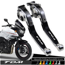 Palancas de embrague de freno extensibles plegables de aluminio CNC, accesorios para motocicleta YAMAHA TDM 900 TDM900 2002 2003 2004 2024 - compra barato