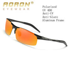 AORON-gafas de sol polarizadas para hombre, lentes de sol masculinas con montura de aluminio para conducir, con protección UV400 2024 - compra barato