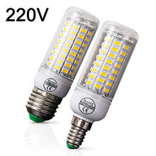 E27 LED Bulb E14 LED Lamp SMD5730 220V 24 36 48 56 69 72 LEDs  Smart  Corn Bulbs Night Light For Home Indoor Decoration 2024 - buy cheap