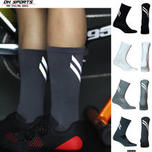 Dh Sports 2020 New Cycling Socks Mountain Bike Socks with Reflective Strip Breathable Road High Cool Tall Mountain Bicycle Socks 2024 - buy cheap
