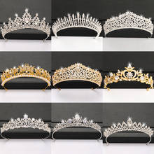 Silver Color Crown and Tiara Hair Accessories For Women Wedding  Accessories Crown For Bridal Crystal Rhinestone Tiara Diadema 2024 - buy cheap