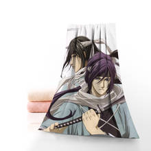 Custom Hakuouki Fashion Bath Towel Washcloth Home Textile Travel Hand Face Towel Microfiber Bathroom Towels For Adults 2024 - buy cheap