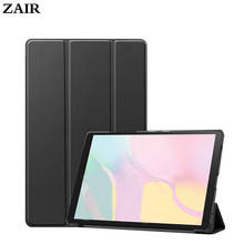 Capa dobrável para ipad de 7 ° geração, capa de couro pu com três dobras para ebook com suporte para tablet 10.2 ''2019 a2197 a2198 a2200 2024 - compre barato