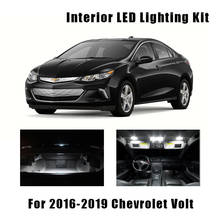 9pcs White Canbus LED Interior Light Cargo Bulbs Kit Fit For Chevrolet Volt 2016 2017 2018 2019 Mirror License Plate Lamp 2024 - buy cheap