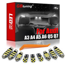 GBtuning-Kit de luces LED para Interior de coche, lámpara de lectura Canbus para Audi A3 8L 8V 8P A4 B5 B6 B7 B8 A5 A6 C5 C6 C7 A7 A8 D2 D3 Q5 Q7 2024 - compra barato