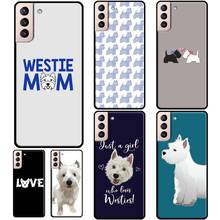 Westie Scottie Scottish Terrier Phone Case For Samsung Galaxy S21 S22 Ultra Note 20 Note 10 S8 S9 S10 Plus S20 FE Cover 2024 - buy cheap