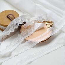 5 Meters Milk White Lace Trims Hometexile Embellishment Garment Apparel Accessories DIY Patchwork Strechy Lace Trim 2024 - buy cheap