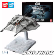 Bandai Star Wars 1/48 Snowspeeder Snow Fighter Anime Assembly Model Collectable Toys Birthday Present 2024 - buy cheap