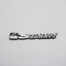 Для Honda Spoon Sports эмблема Авто задний ABS знак, наклейка на автомобиль логотип наклейка 2024 - купить недорого
