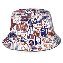 CINESSD-Sombrero de pescador para hombre y mujer, gorra de pescador Bob, visera de Sol para viajes al aire libre, color azul, rojo y blanco, 2021 2024 - compra barato