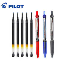 PILOT Press-Bolígrafo de Gel de 0,5 MM, BXRT-V5, negro/azul/rojo, BXS-V5RT, recambio reemplazable, material escolar, papelería, 6 unids/lote 2024 - compra barato