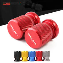 Motorcycle CNC Tyre Rim Air Port Cover Tire Valve Wheel Stem Cap Dustproof Cover For Yamaha t-max tmax 560 techmax tmax560 2024 - buy cheap