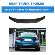 Rear Spoiler for BMW 4 Series F36 Gran Coupe 2014 - 2018 Carbon Fiber Trunk Boot Lip 2024 - buy cheap