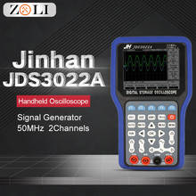 Osciloscopio de almacenamiento Digital portátil, herramientas de medición de prueba con pantalla LCD, generador de señal de 50MHZ y 2 canales, Jinhan JDS3022A 2024 - compra barato