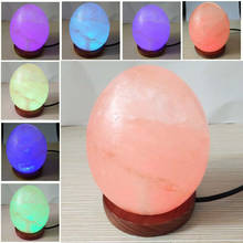 Luz Nocturna USB que cambia de Color, purificador de aire Natural del Himalaya, lámpara de sal de cristal de roca, brillante, atractiva luz nocturna de Luna 2024 - compra barato