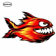 HotMeiNi 13cm x 7.6cm for Piranha Personality Decal Vinyl Car Sticker Funny Car Stickers Air Conditioner Motorcycle Decals 2024 - buy cheap