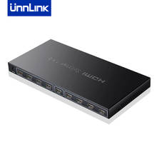 Unnlink HDMI Splitter 1X8 UHD 4K 30Hz FHD 1080P 60Hz 1 Input 8 Output for LED 4K TV mi box ps4 2024 - buy cheap