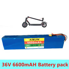 Paquete de batería de patinete eléctrico Xiaomi Mijia M365, accesorios para patinete, placa BMS, 2021, 100%, 36V, 6600mAh 2024 - compra barato
