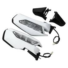 Espejo retrovisor LED para motocicleta, señal de giro para Honda Goldwing GL1800 GL 1800 2018-2020, color azul/blanco/negro mate 2024 - compra barato